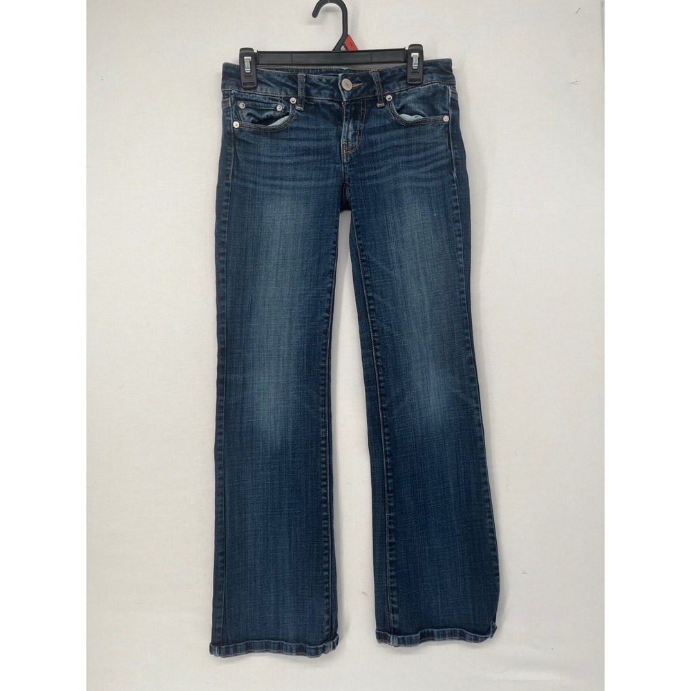American Eagle Favorite Boyfriend Stretch Jeans Dark Wash Blue Size 2 Regular